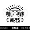 field day vibes glasses svg free