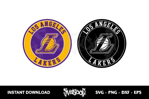 los angeles lakers svg cricut