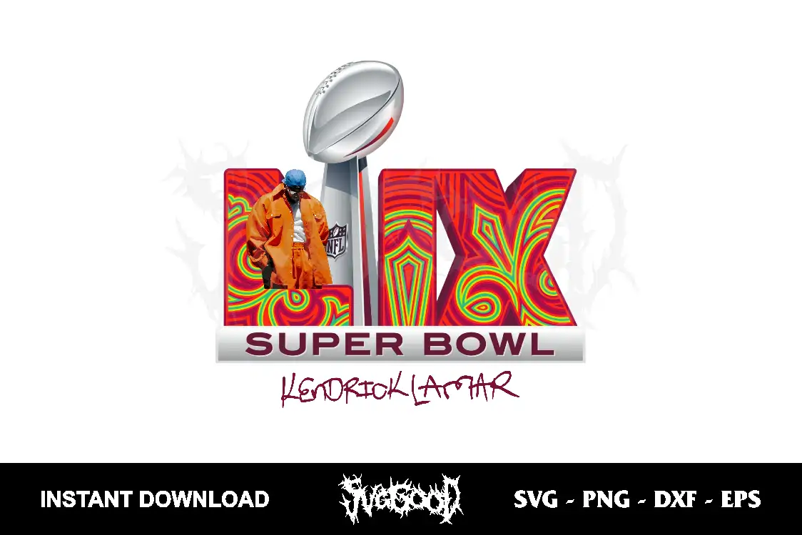 Super Bowl 2025 Kendrick Lamar PNG SVGGOOD