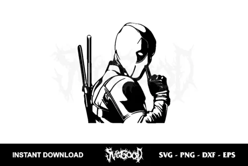 deadpool silhouette svg