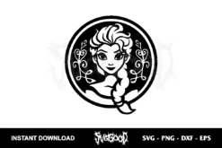 Frozen Elsa Clipart SVG Cricut