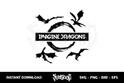 Imagine Dragons SVG Cut File