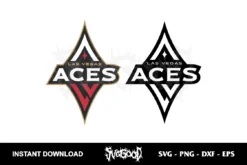 Las Vegas Aces Logo SVG Cricut