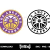 los angeles sparks logo svg cricut