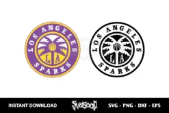 Los Angeles Sparks Logo SVG Cricut