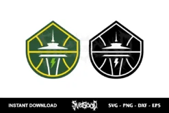 seattle storm logo svg cricut