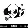 Alien Middle Finger SVG Cricut 2 alien middle finger svg cricut