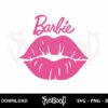 barbie lips svg cricut