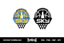 chicago sky logo svg cricut