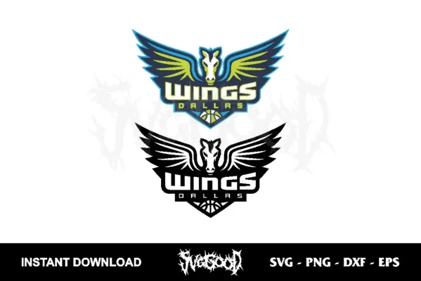 dallas wings logo svg cricut