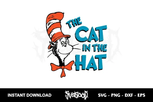 the cat in the hat svg dr seuss svg