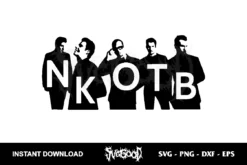 NKOTB New Kids On The Block SVG