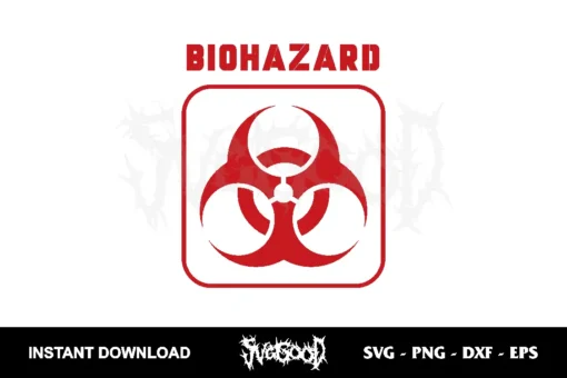 biohazard vector symbol svg