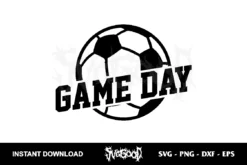 Game Day Soccer SVG Free