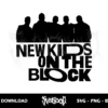 new kids on the block silhouette svg