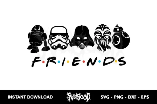 Star Wars Friends SVG Cricut