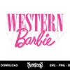 western barbie svg cricut