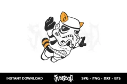 Mario Stormtrooper SVG vector