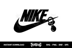 baby nike logo svg cricut
