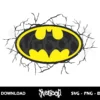 Batman Broken Logo SVG 3 batman broken logo svg