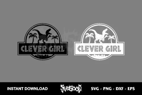 clever girl jurassic park svg