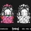 Demon Slayer Nezuko SVG Cricut 2 demon slayer nezuko svg cricut
