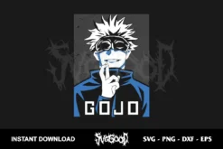 gojo satoru svg jujutsu kaisen svg
