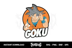 Goku Vector SVG Cricut