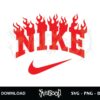 nike flame logo svg cricut