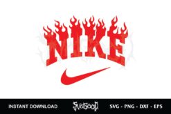 Nike Flame Logo SVG Cricut