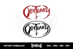 obituary logo svg cricut