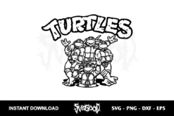 teenage mutant ninja turtles silhouette svg cricut