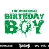 the incredible birthday boy hulk svg cricut