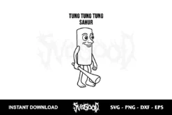 Tung Tung Tung Sahur Vector SVG Clipart