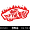 vans off the wall skate svg cricut