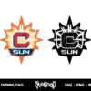 connecticut sun logo svg cricut