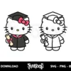 hello kitty graduation svg cricut