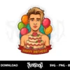 Justin Beiber Cartoon Cake Topper PNG Printable 3 justin beiber cartoon cake topper png printable