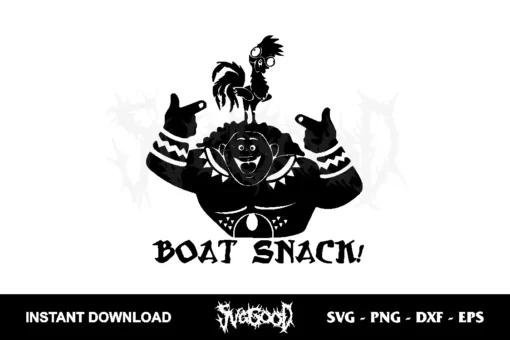 Moana Boat Snack SVG Cricut