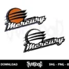 phoenix mercury logo svg cricut