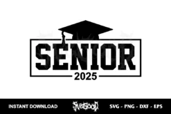 Senior 2025 SVG Free