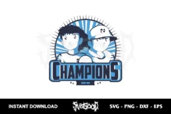captain tsubasa champions svg cricut
