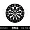 darthboard svg cut file