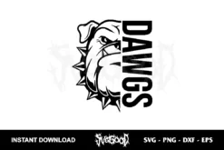 Dawgs Georgia Bulldogs SVG Cricut