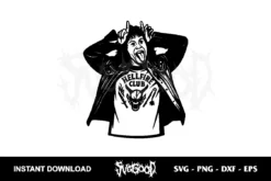 Eddie Munson SVG Cricut