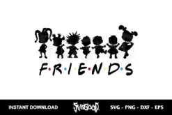 friends rugrats svg cricut