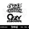 ozzy osbourne logo svg cricut