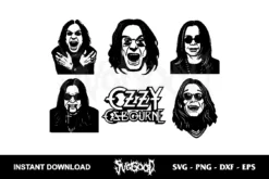 ozzy osbourne svg bundle