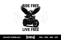 ride free live free svg cricut