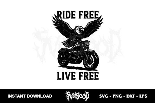 ride free live free svg cricut